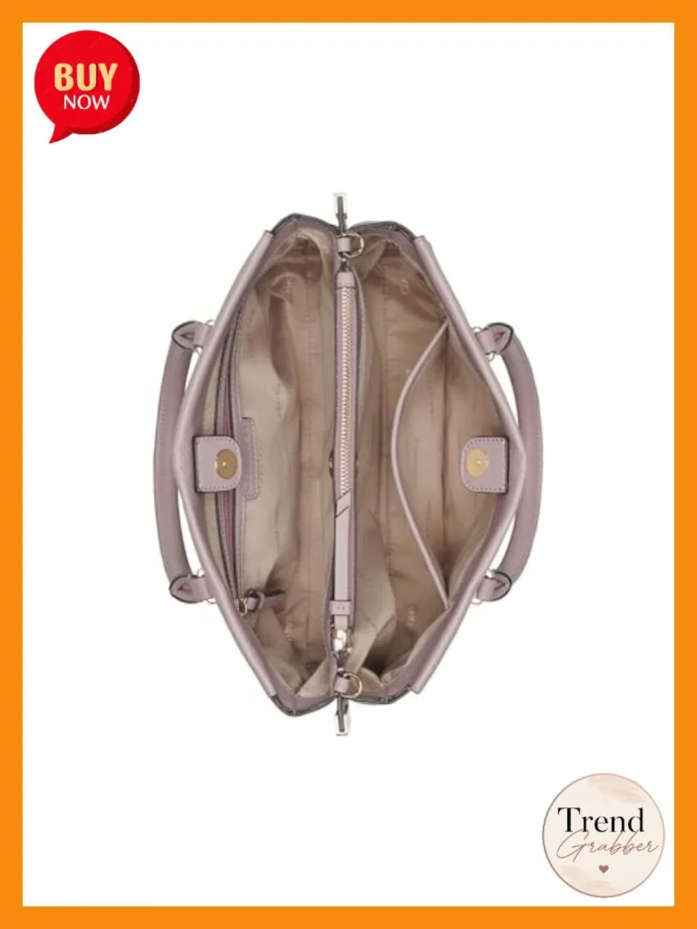 Vegan Leather Triple Compartment Satchel with Detachable Coin Purse & Crossbody